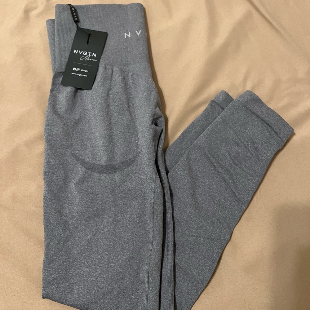 SOLD NVGTN Grey Contour Seamless Leggings